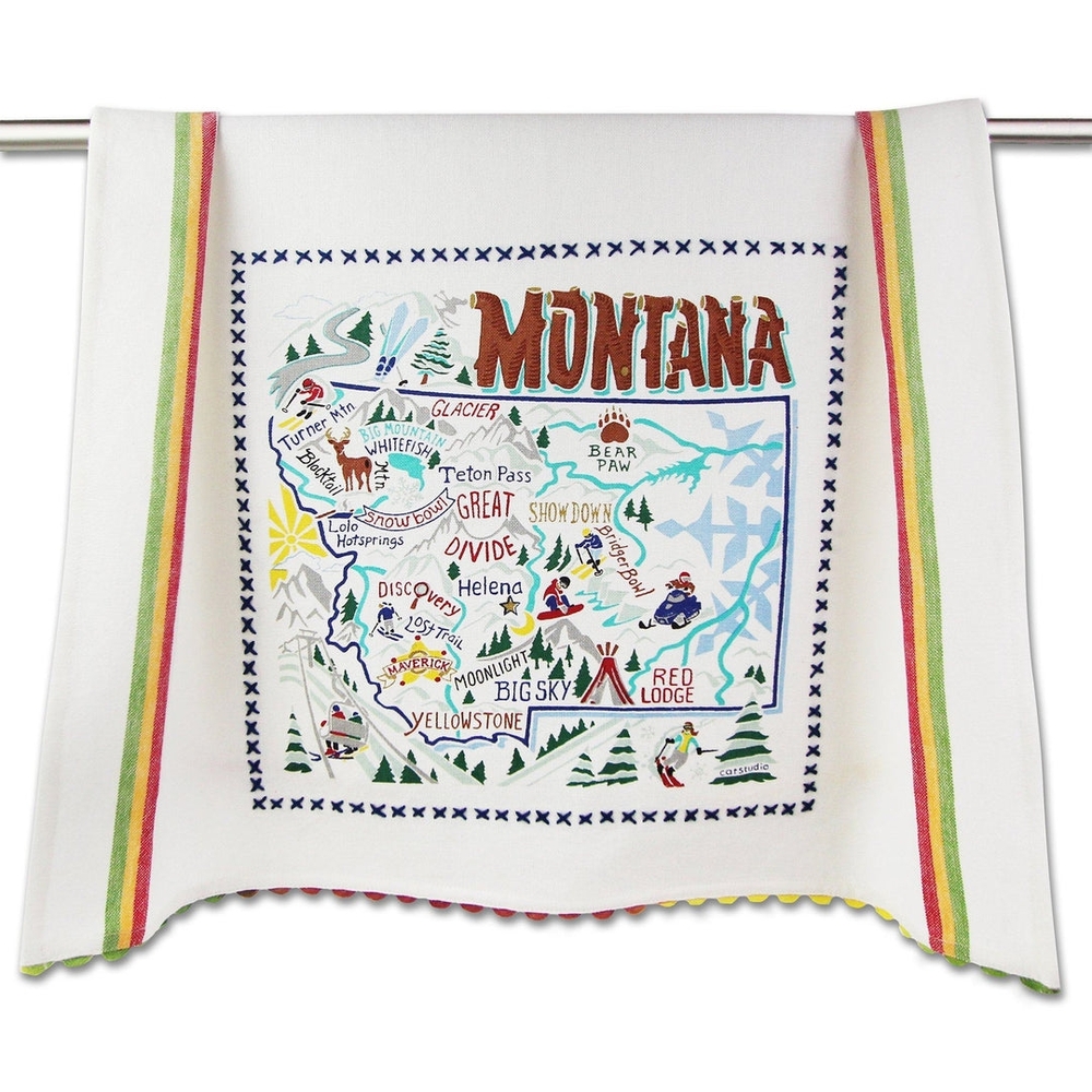 Cat Studio MONTANA State Dish Towel